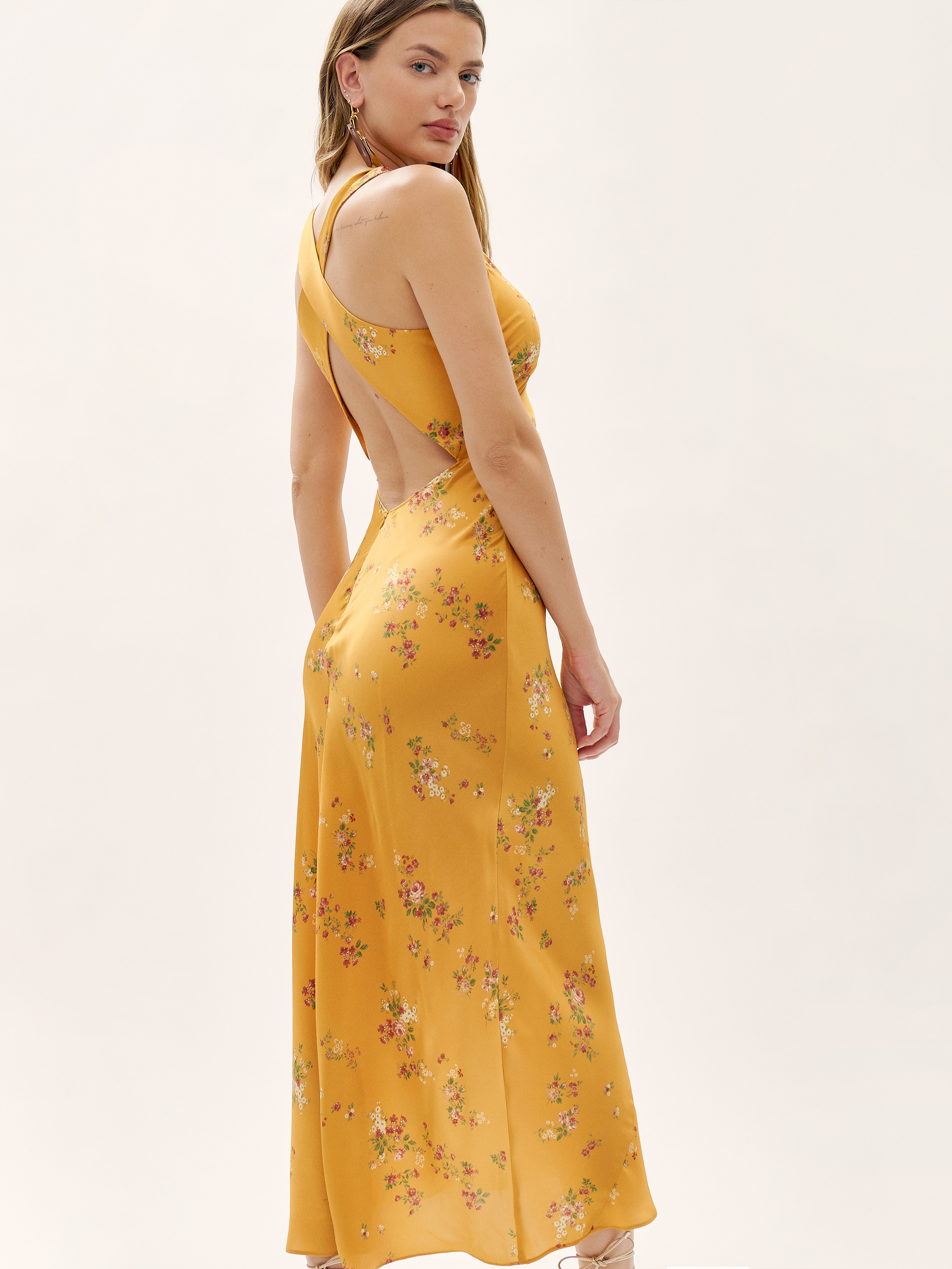 Casette Silk Dress | Reformation (Global)