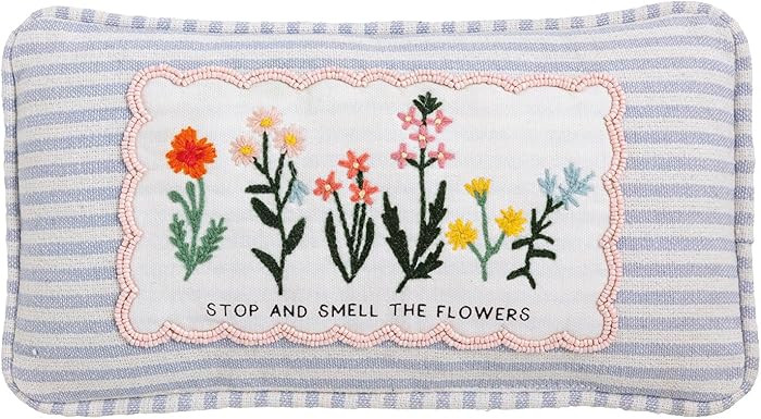 Mud Pie Front Embellished Smell The Pillow | Amazon (US)