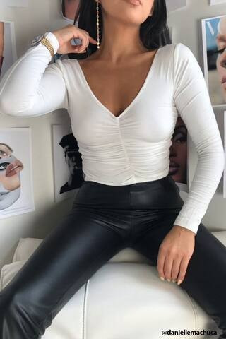 Ruched V-Neck Top | Forever 21 (US)