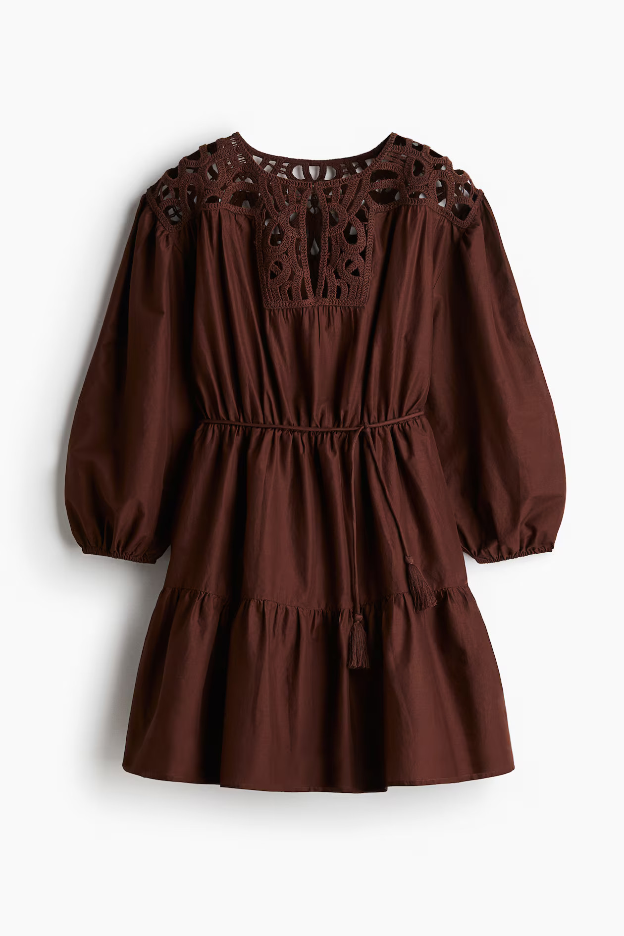 Vestido efecto crochet | H&M (FR, IT, ES, PT, BE)