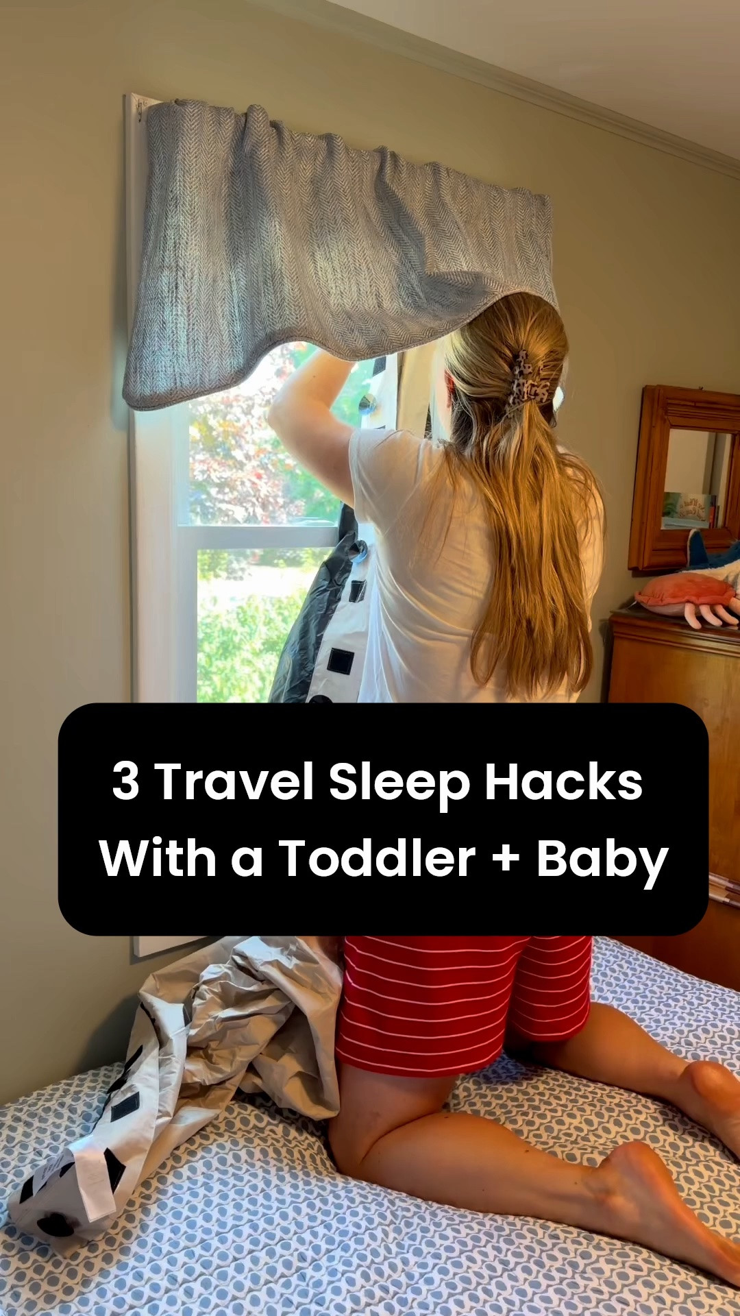 3 travel sleep hacks I never leave home without 🤍

Blackout curtains (suction cup — room goes dark in seconds), the Hiccapop inflatable toddler bed (third kid, still perfect), and the SlumberPod for baby.

All linked 🤍

#LTKdayinmylife #LTKmomlife #LTKBaby