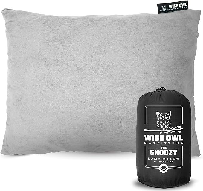Wise Owl Outfitters Camping Pillow - Travel Pillow, Camping Accessories and Travel Must Haves - C... | Amazon (US)