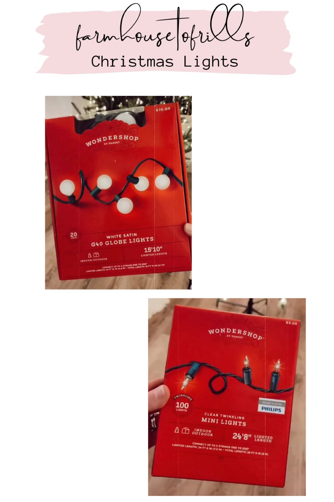 Lights I add to my Christmas tree! 

#LTKSeasonal #LTKhome #LTKHoliday