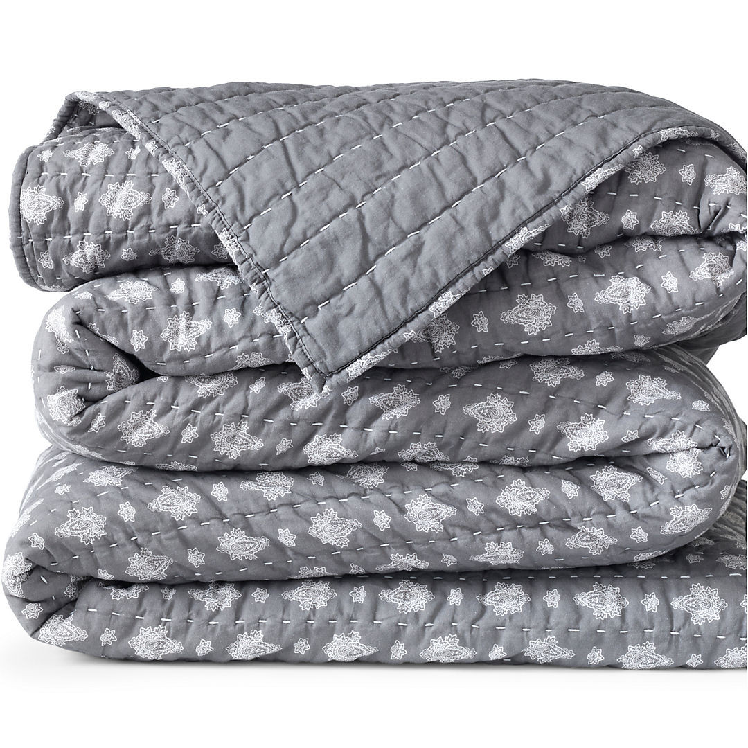 Printed Seed Stitch Quilt | Lands' End (US)