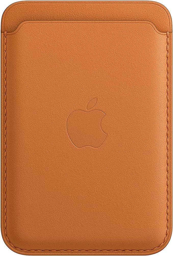 Apple Leather Wallet with MagSafe (for iPhone) - Now with Find My Support - Golden Brown | Amazon (US)