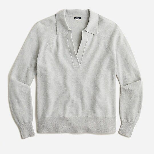 Cashmere collared V-neck sweater | J.Crew US
