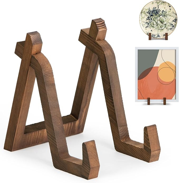 Plate Display Stand, 8 Inch Plate Holder for Displaying, Decorative Picture Frame Dish Photo Plaq... | Amazon (US)