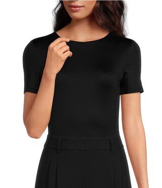 Layla Short Sleeve Crew Neck Coordinating Bodysuit | Dillard's