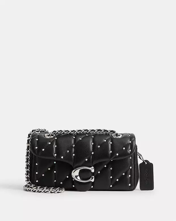 Tabby Shoulder Bag 20 With Pillow Quilting And Crystal Rivets | Coach (US)