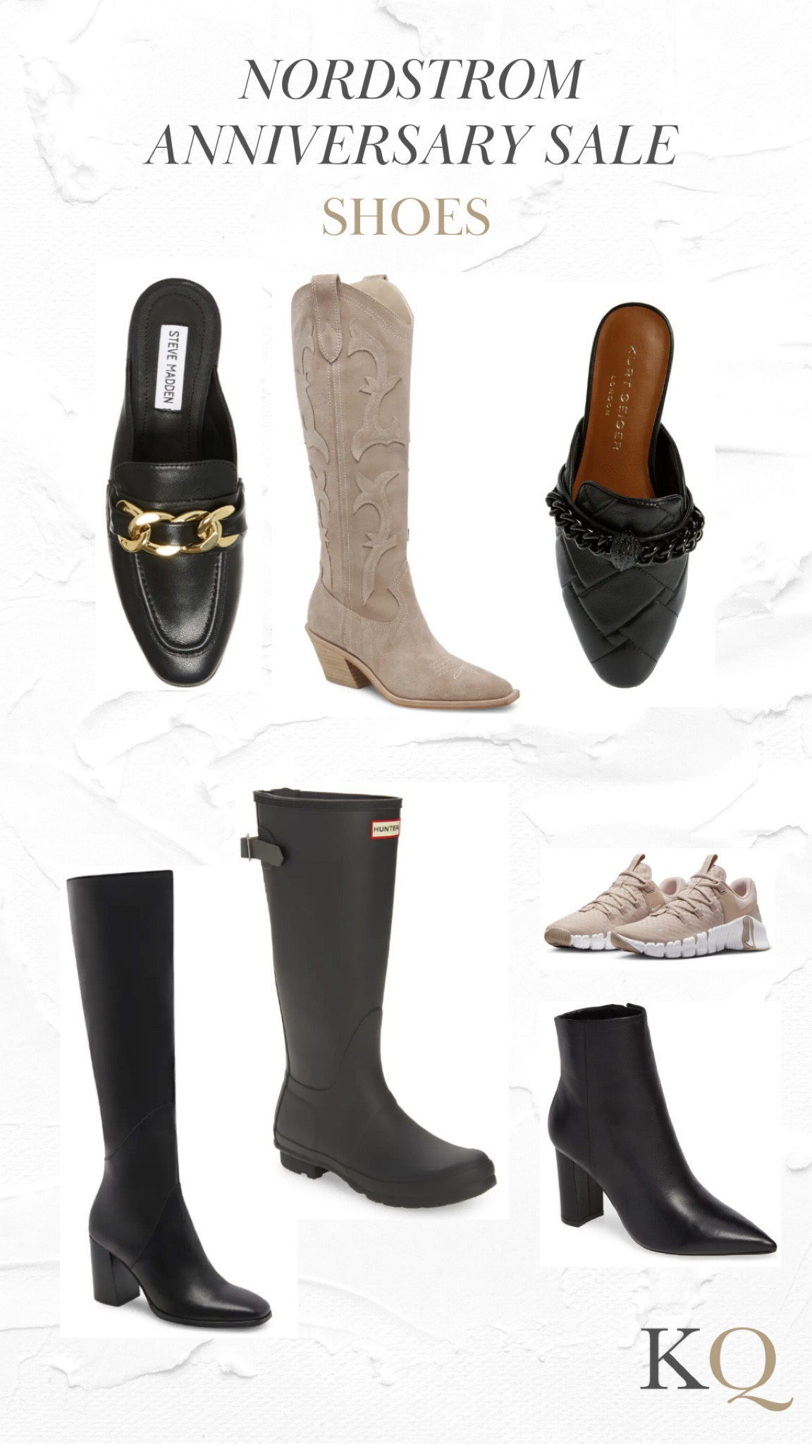 Nordstrom anniversary sale picks: shoes

#mules #westernboots #rainboots #workoutshoes #gymshoes #sneakers #booties #fallboots #stevemadden #dolcevita #nike #hunter #kurtgeiger #marcfisher #nordstromsale #fallshoes

#LTKxNSale #LTKSeasonal