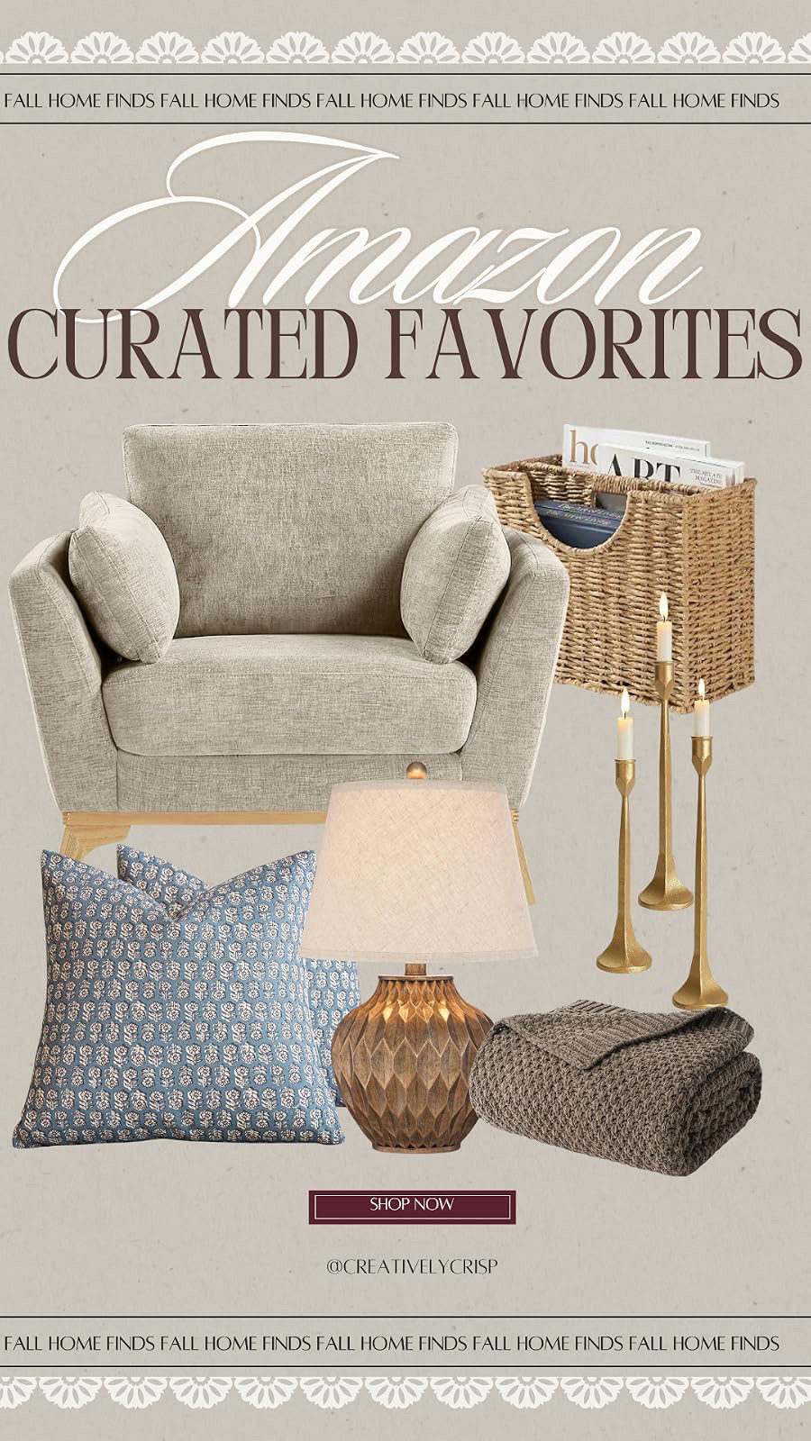 Amazon Home curated favorites 🤎

Home finds, Fall decor, Living room styling, organic modern inspo

#LTKSeasonal #LTKHome #LTKSaleAlert