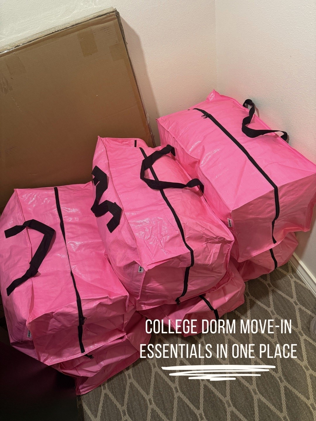 Move in style with these pink extra large tote bags! Perfect for packing up your space. 📦💗

#LTKmomlife #LTKdayinmylife #LTKHome