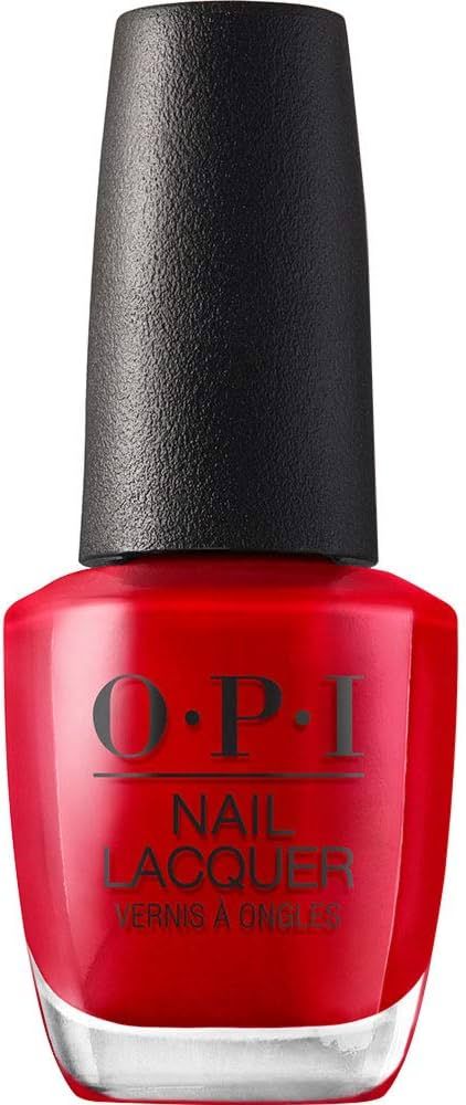 OPI Nail Lacquer, Big Apple Red, Red Nail Polish, 0.5 fl oz | Amazon (US)