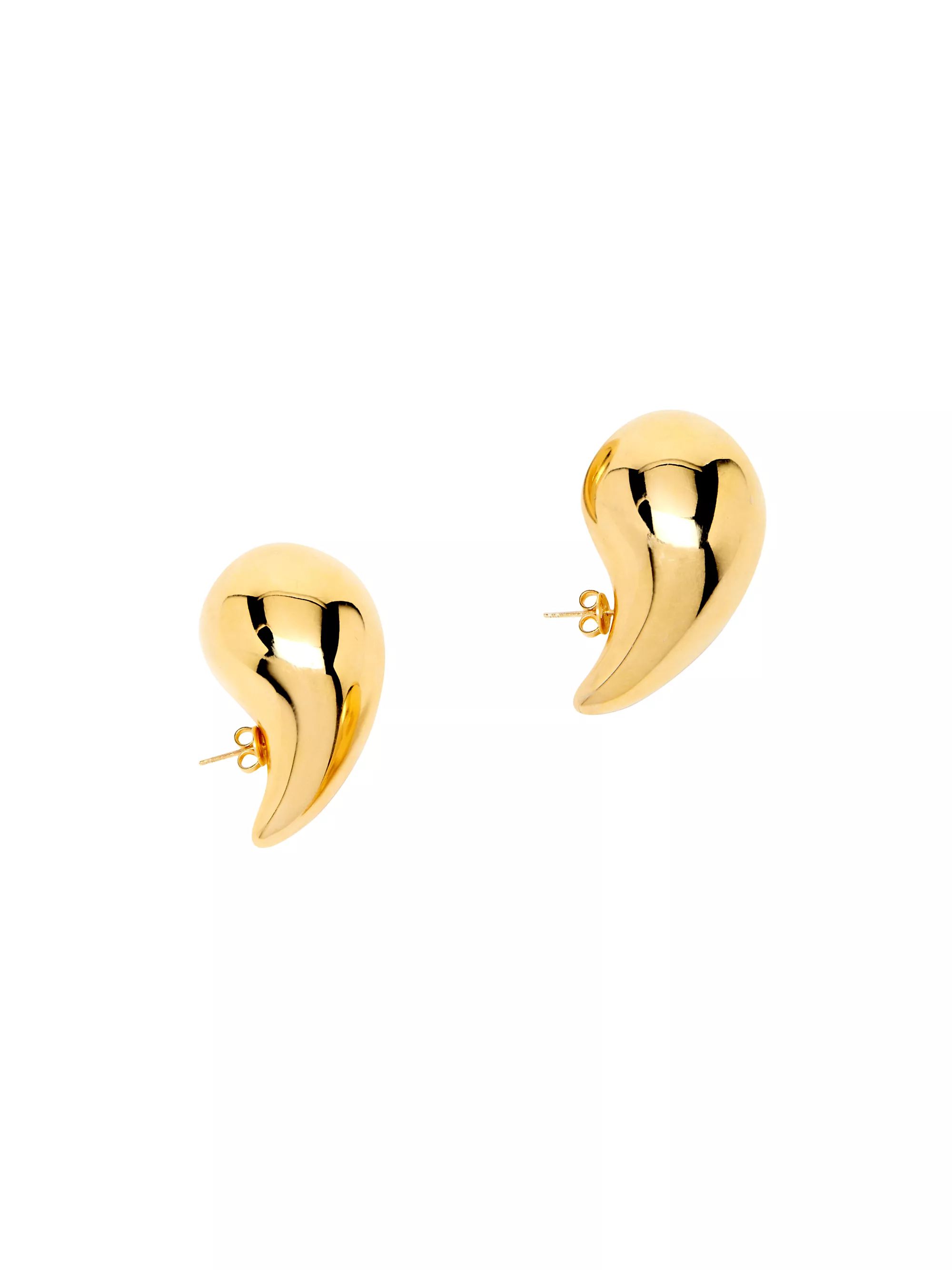 18K Gold-Finish Sterling Silver Earrings | Saks Fifth Avenue