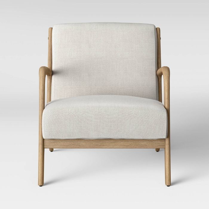 Esters Wood Armchair Cream/Natural Wood - Project 62™ | Target