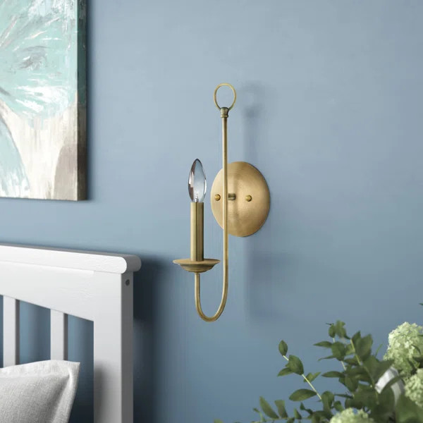 Newby 1 - Light Dimmable Candle Wall Light | Wayfair Professional