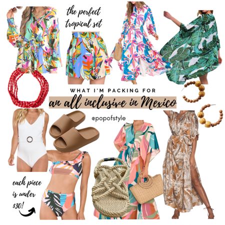 What I’m packing Mexico all inclusive resort vacation Mexican vacation what to wear to Mexico #resortwear

#LTKSeasonal #LTKtravel #LTKFind