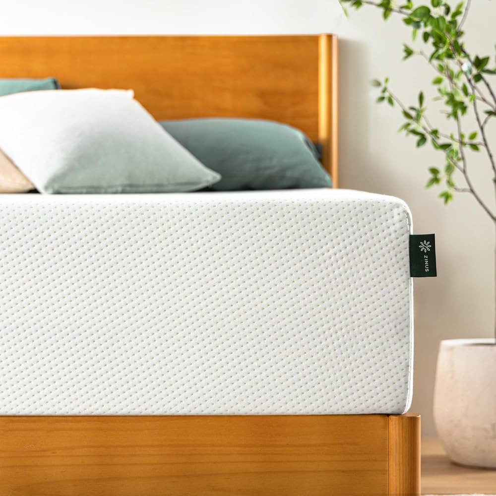 ZINUS 12 Inch Green Tea Memory Foam Mattress [New Version], King, Fiberglass free, Medium Firm Fe... | Amazon (US)