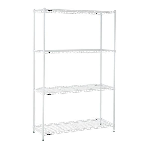 InterMetro White 4-Shelf Starter Unit | The Container Store