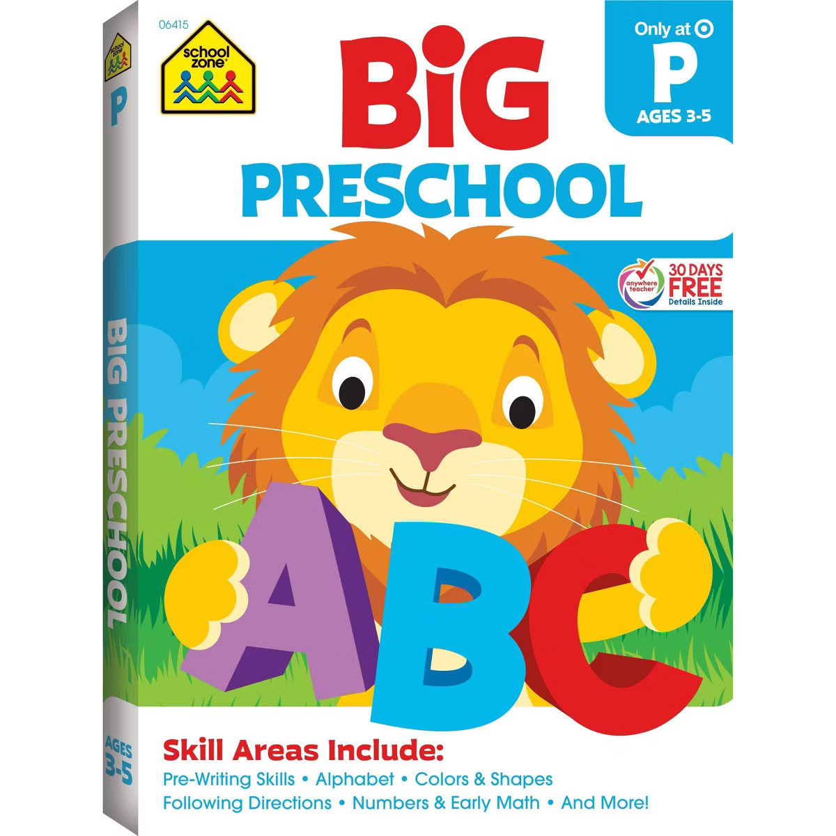 Big Preschool Workbook - Target Exclusive Edition - by School Zone (Paperback) | Target