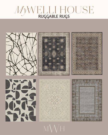 Machine washable rugs: water and stain resistance. All Ruggable Rug Covers can fit in a regular washing machine and dryer — even the 9x12! Perfect Vintage Area Rug for Living Room Bedroom Kitchen - Pet & Child Friendly 

#LTKhome #LTKunder100 #LTKsalealert