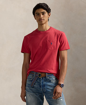 Men's Classic-Fit Jersey Pocket T-Shirt | Macy's