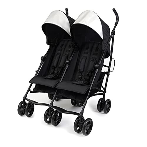 Summer Infant 3Dlite Folding Lightweight Side by Side Double Stroller with 5-Point Safety Harness... | Amazon (US)