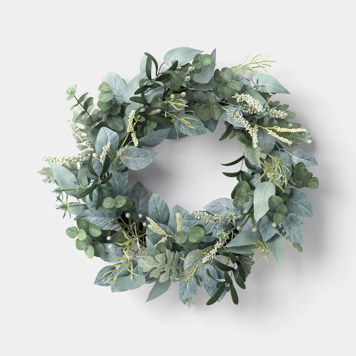 26" Eucalyptus Artificial Wreath - Threshold™ designed with Studio McGee | Target