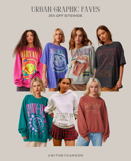 Urban Outfitters is having 25% off their entire store until Sunday, Sept 24! I buy all of my favorite graphic tees and sweatshirts from Urban. 

ltk sale l ltk picks l ltk sale picks l fall l graphic tees 

#LTKSale