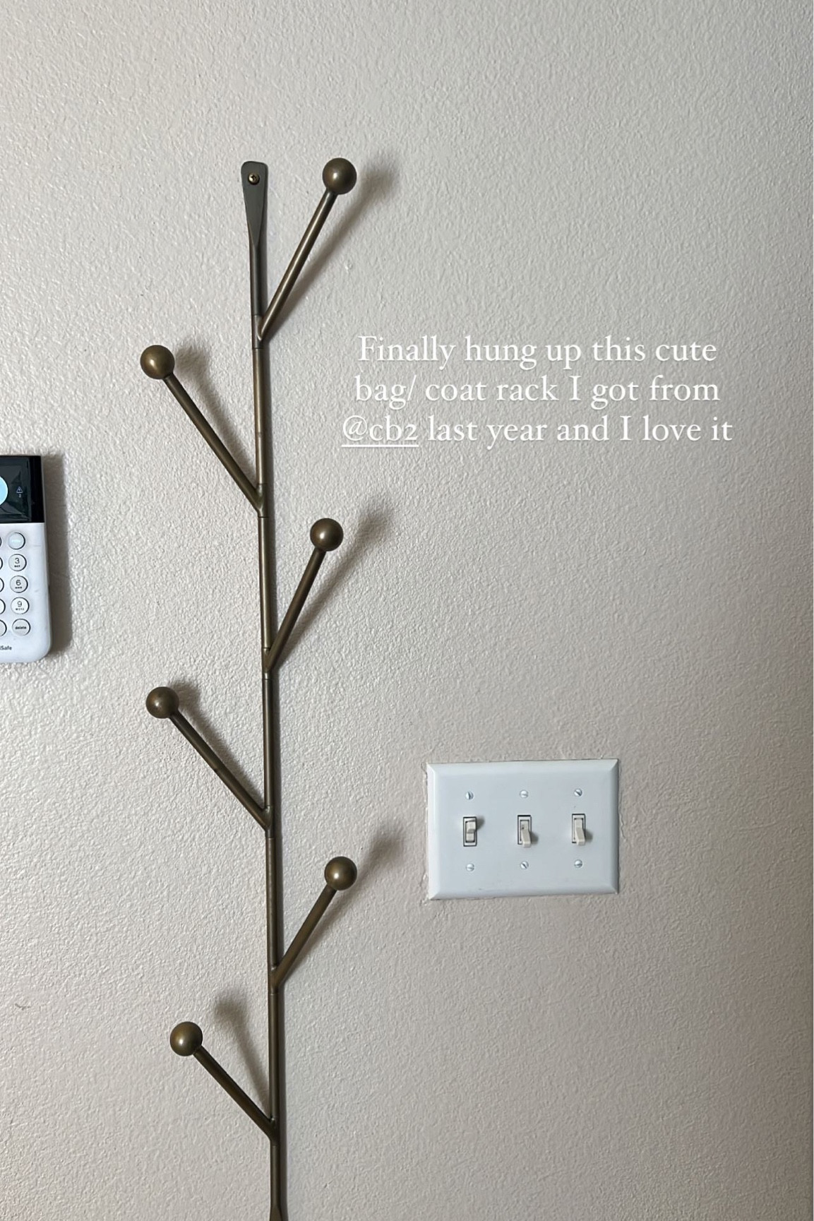 Love my new coat rack! 

#LTKunder50 #LTKFind #LTKhome