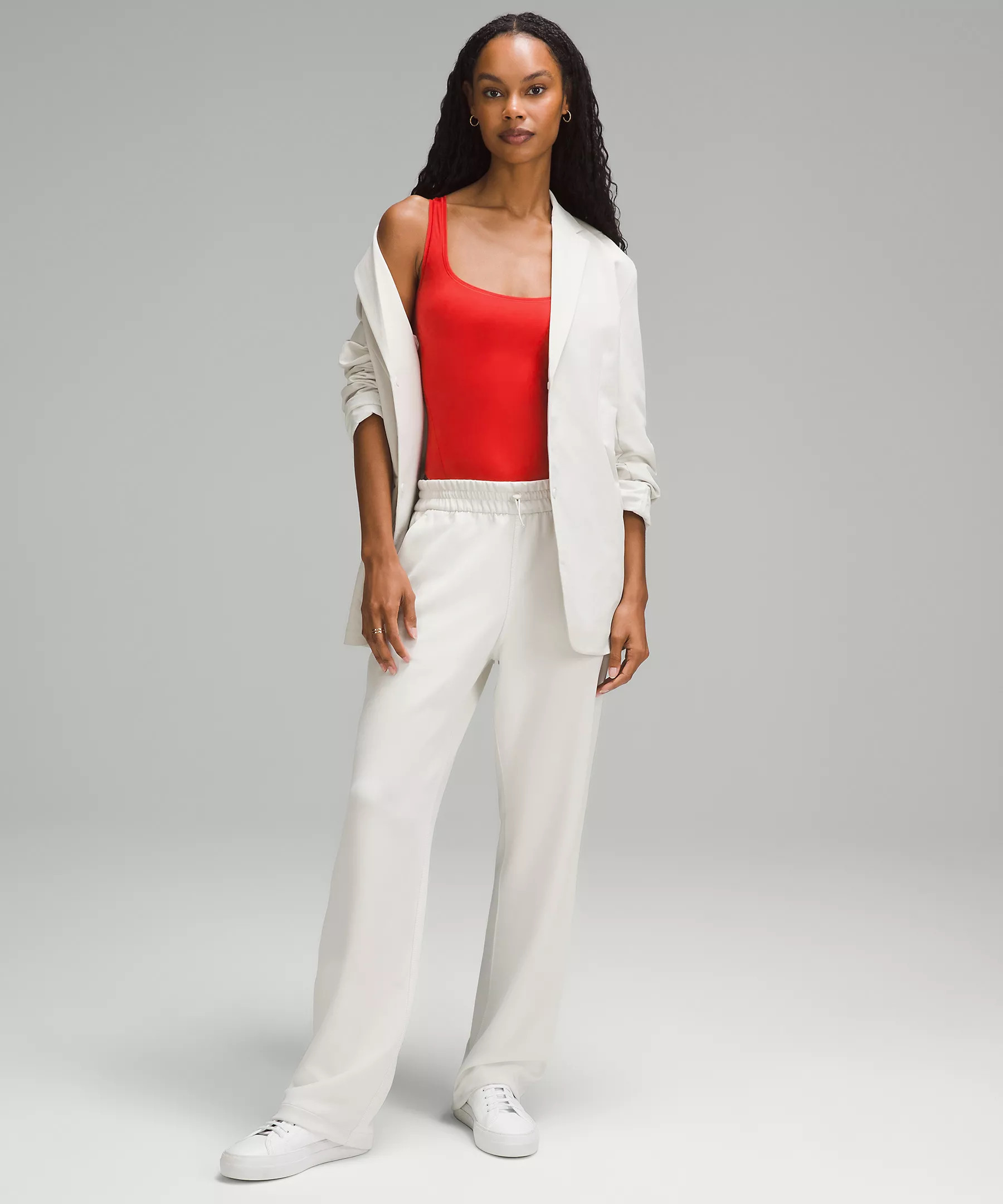 Wundermost Ultra-Soft Nulu Square-Neck Sleeveless Bodysuit | Lululemon (US)