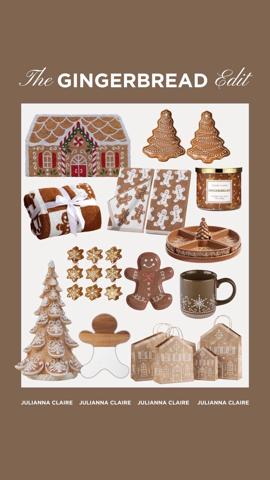 Gingerbread inspired home decor! 

#LTKHoliday #LTKHome
