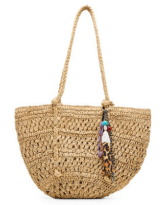 Tydes Raffia Extra Large Tote Bag | Macy's