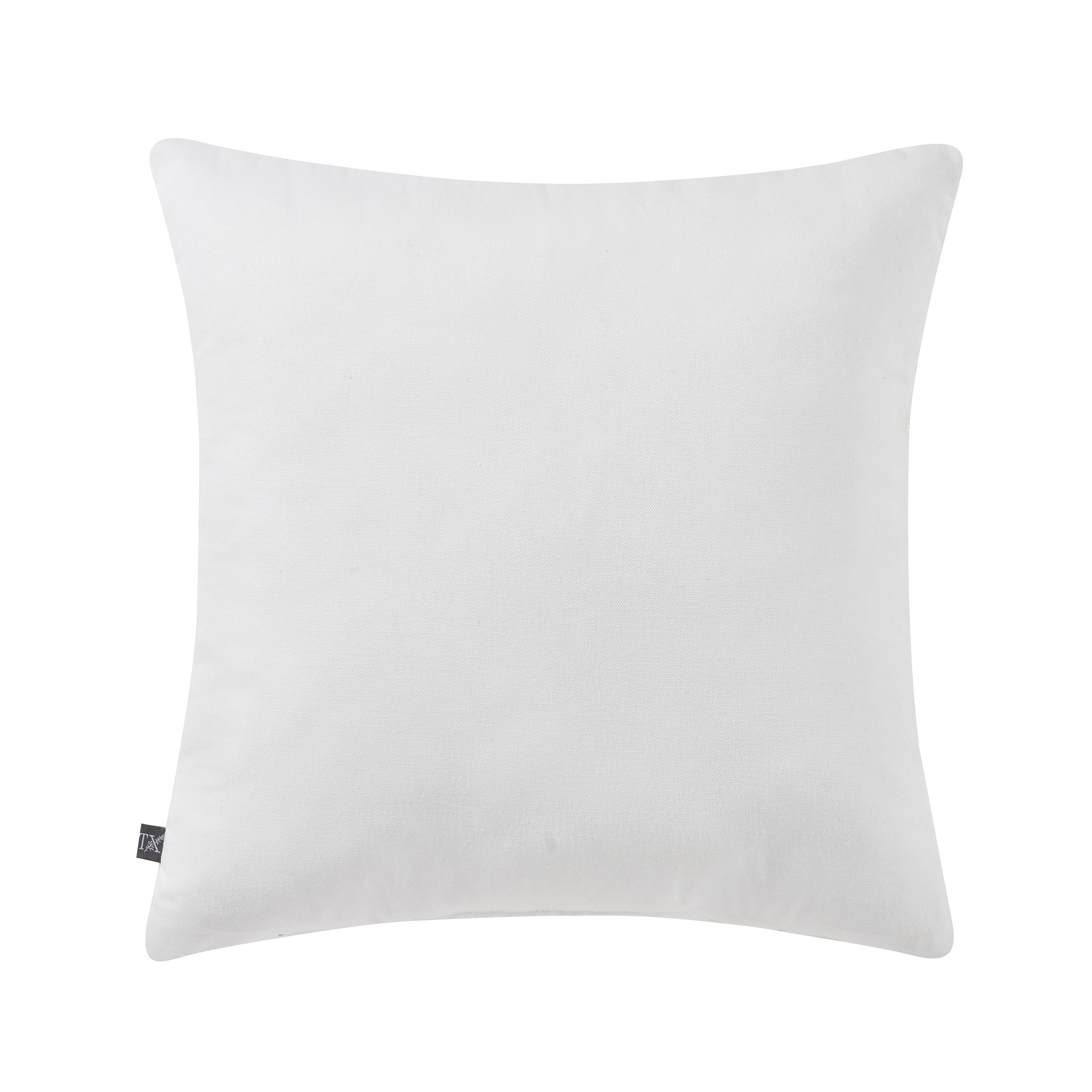 My Texas House 18" x 18" Tilly White Pinch Pleat Cotton Decorative Pillow | Walmart (US)