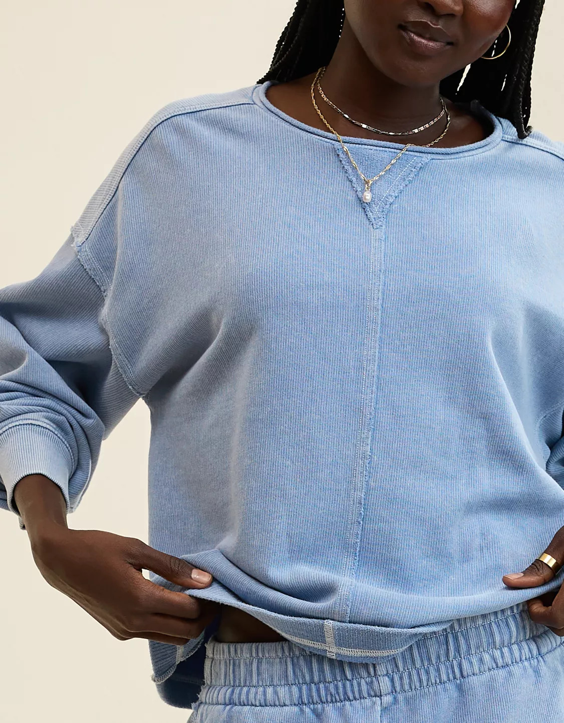 Aerie Vacay Crew Sweatshirt | Aerie