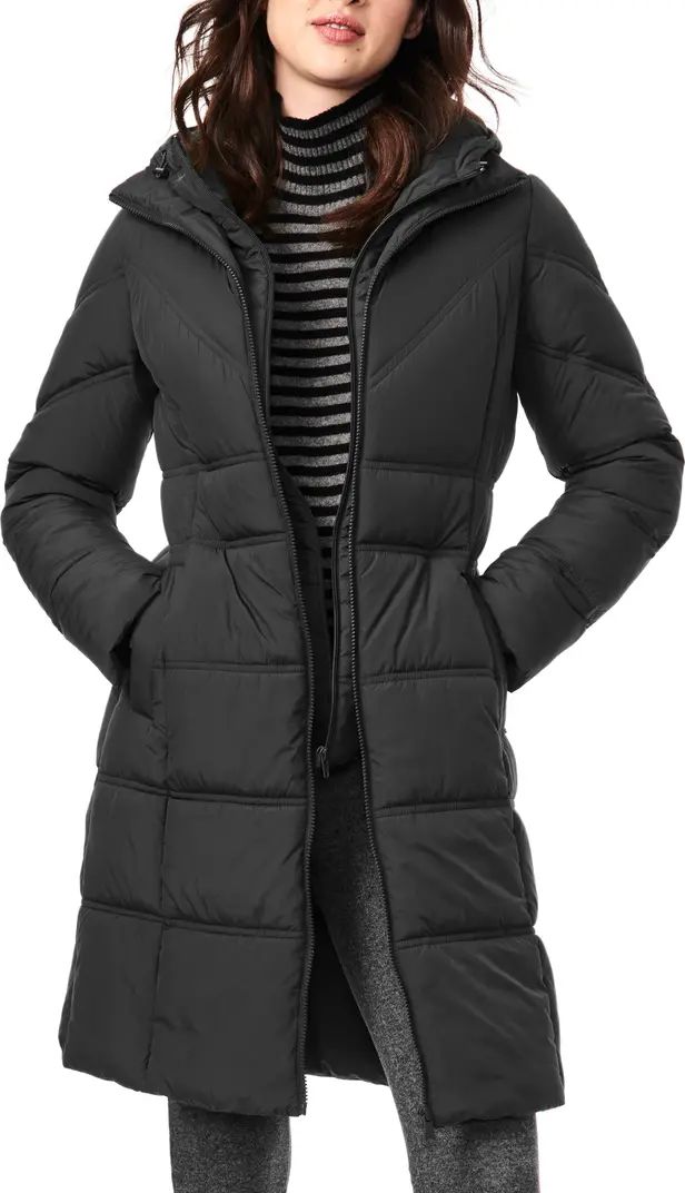 Walker Double Stitch Recycled Polyester Puffer Coat with Removable Bib | Nordstrom