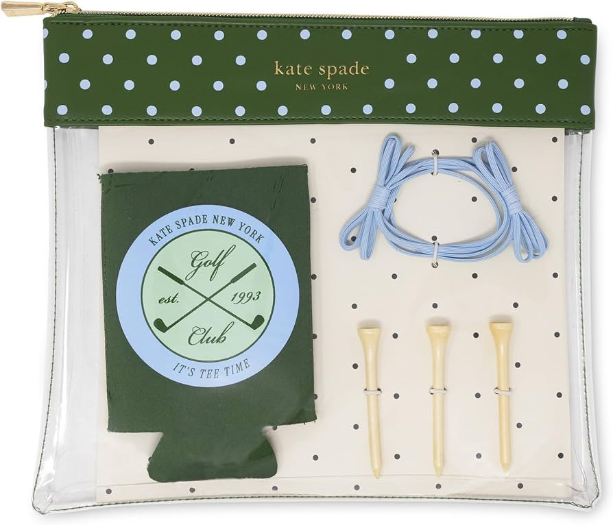 kate spade new york Outdoor Fun Golf Pouch Set, Lexington Dot | Amazon (US)