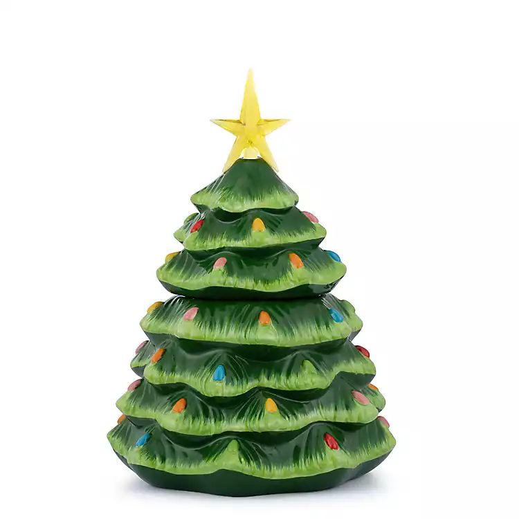 LED Christmas Tree Cookie Jar | Kirkland's Home