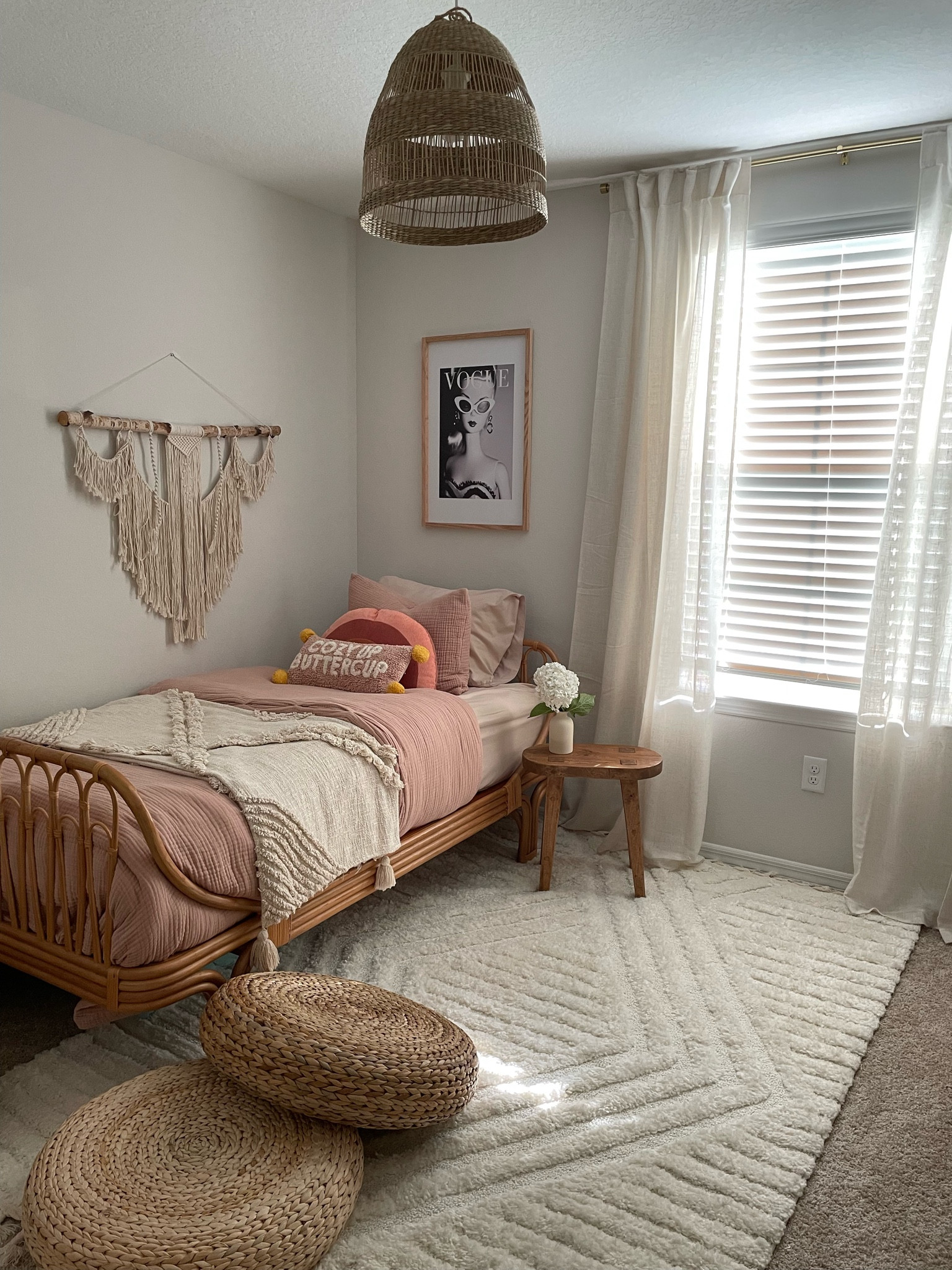 Girls bedroom. Kids room. Kids bedroom. Boho. Bohemian. Home decor. Neutral. 

#LTKstyletip #LTKhome