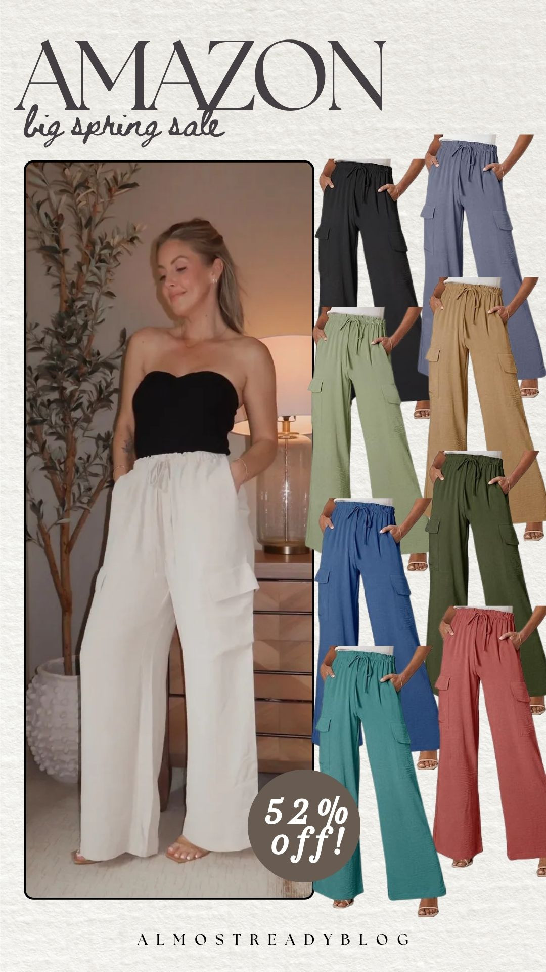 These pants are 52% off right now during the Amazon Big Spring Sale!! SO cute and there are so many color options!!

sale alert, watchnow, new arrivals, finds under 100, loungewear, spring fashion, amanda west 

 #LTKootd #LTKSeasonal #LTKSaleAlert
