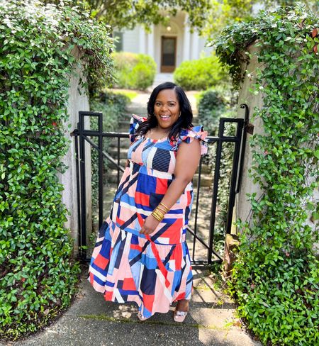 Happy Memorial Day friends 🇺🇸

This dress from Tuckernuck is perfect for the summer ahead and 4th of July coming up! 🎆 

Maxi dress / vacation / smock / curvy / red, white and blue 🤍💙❤️ 

#LTKcurves #LTKSeasonal #LTKstyletip