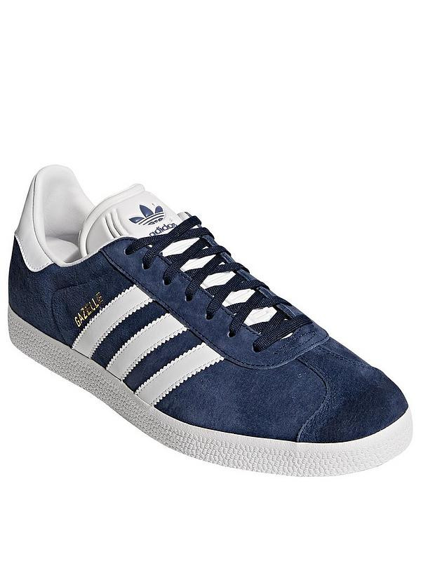adidas Originals Gazelle Trainers - Navy | Very (UK)