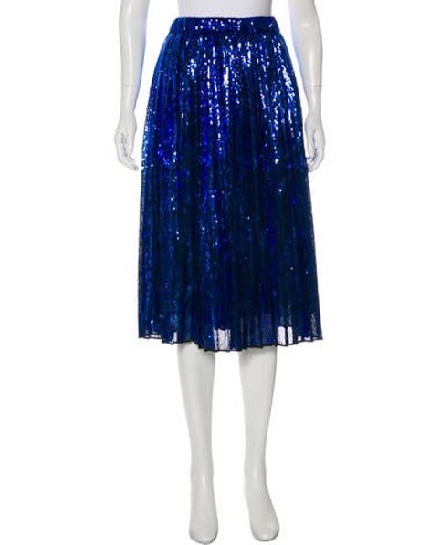 Nº 21 No. 2017 Sequin Skirt w/ Tags Blue | The RealReal