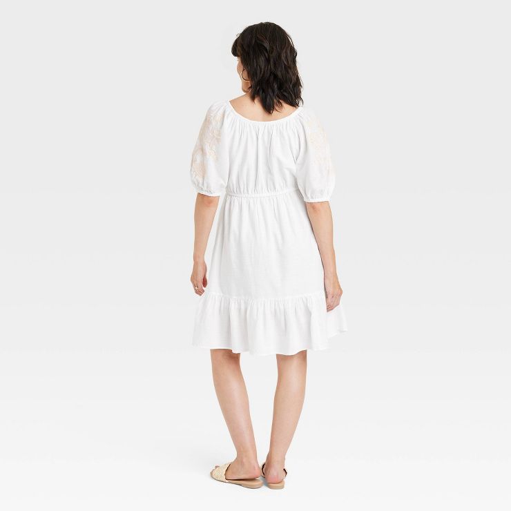Women's 3/4 Sleeve Embroidered Dress - Knox Rose™ | Target