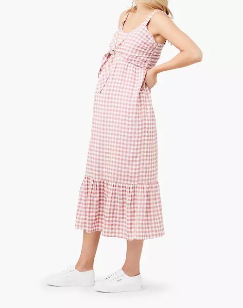 Ripe Maternity Gingham Nursing Dress | Madewell