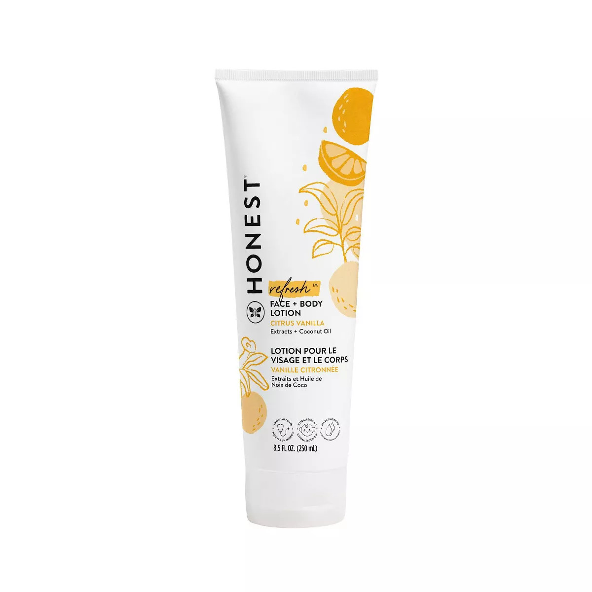 The Honest Company Refresh Face + Body Lotion - Citrus Vanilla - 8.5 fl oz | Target