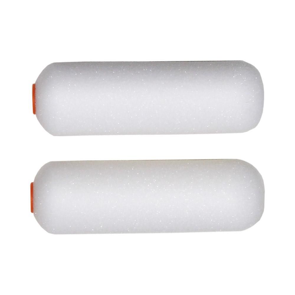 4 in. x 3/8 in. High-Density Foam Mini Paint Roller (2-Pack) | The Home Depot