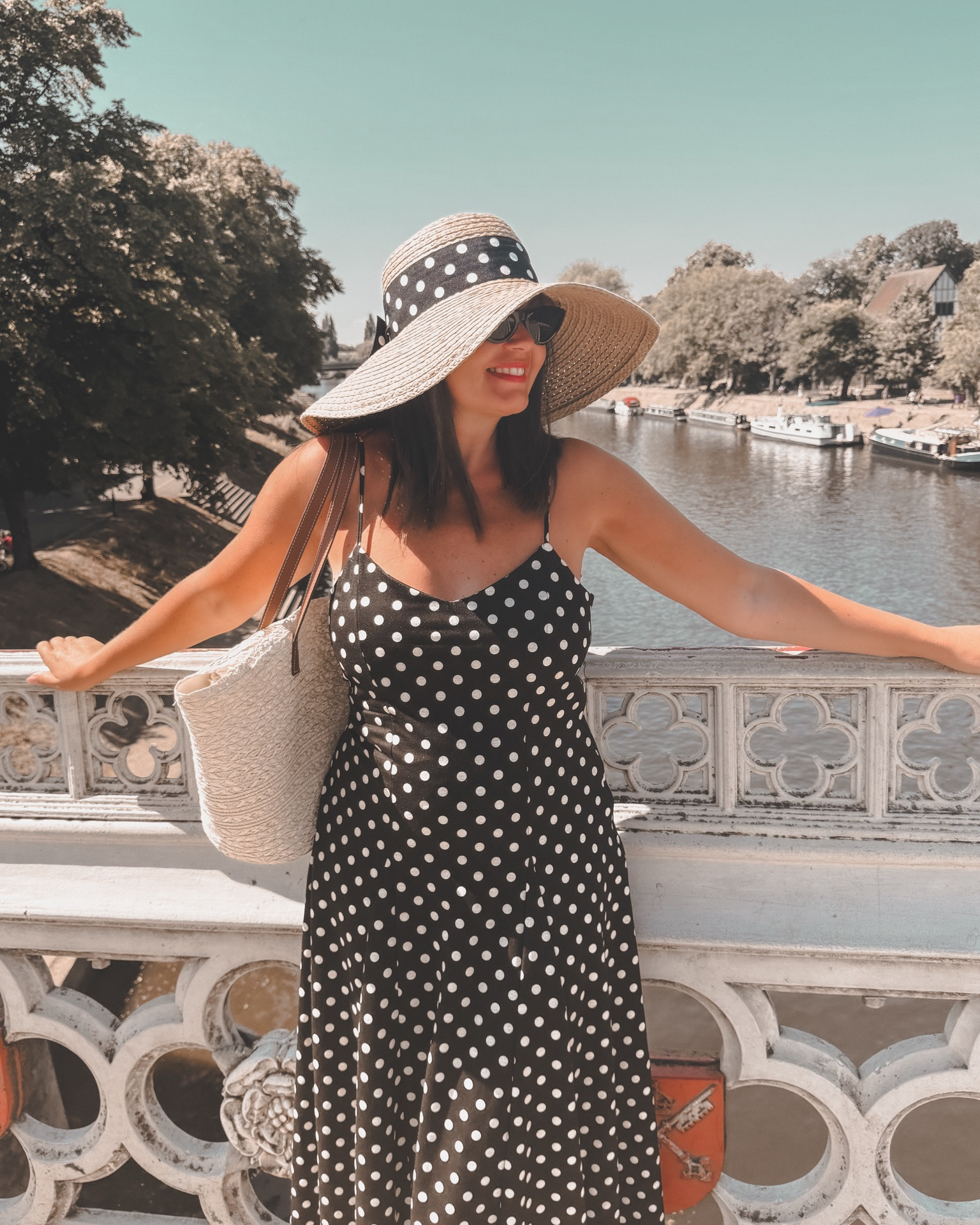 48 hours in York - I opted for a capsule wardrobe of polkas and monochrome in very hot and humid heat! 

My hat is Lipsy

#LTKuk #LTKsummer #LTKmidsize