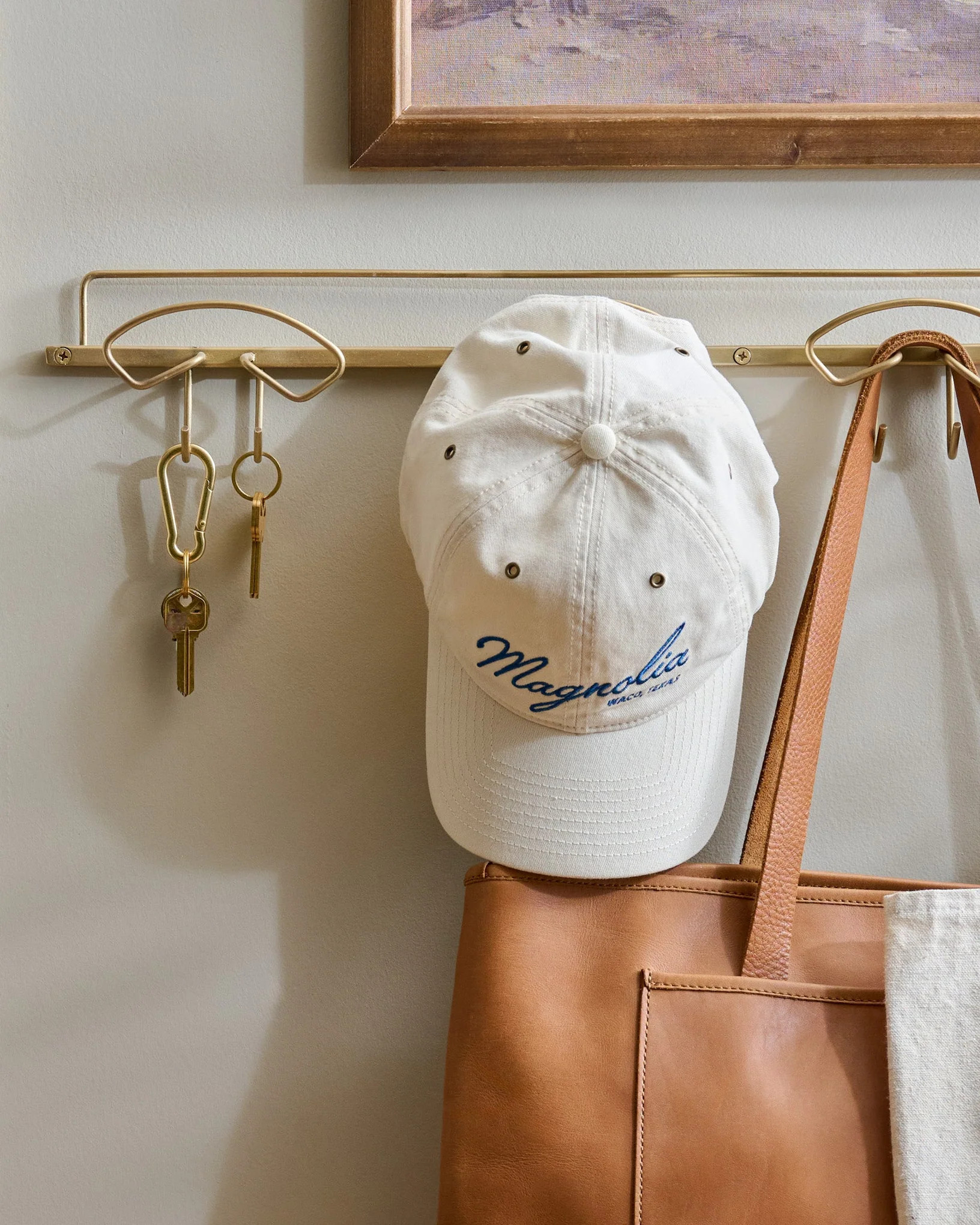 Antique Brass Wyatt Hooks | Magnolia