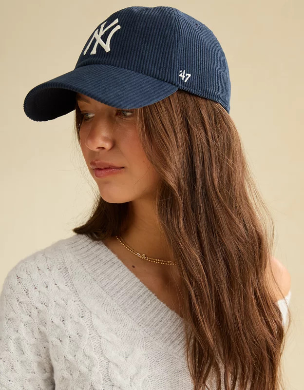 '47 New York Yankees Corduroy Baseball Hat | American Eagle Outfitters (US & CA)